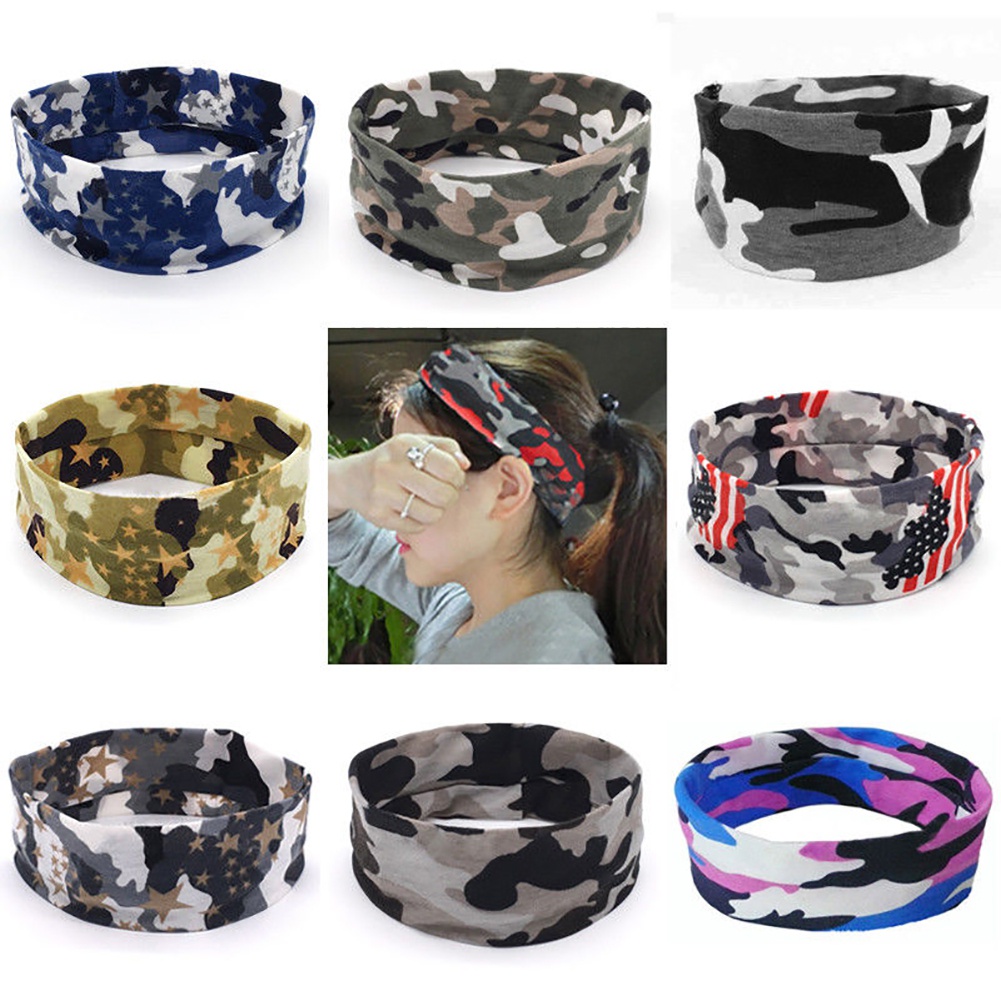 Băng Đô Thể Thao Họa Tiết Rằn Ri Thời Trang Cho Nam Và Nữ