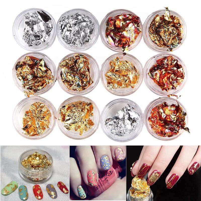 Phụ kiện giấy nhún (trang trí móng)