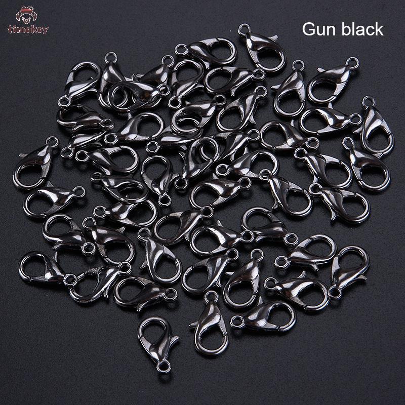 Bộ 50 Móc Cài Tôm Hùm Phù Hợp Cho Vòng Cổ / Vòng Tay Diy 10mm - 16mm