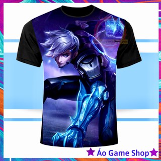 Áo Thun Liên Quân 3D Murad Đặc Dị - Đen