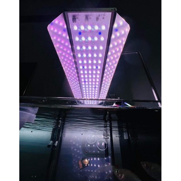 SHADE HT  WEEK P600-1200 PRO GIÚP TĂNG SÁNG VÀ CHỐNG CHÓI MẮT CHO BỂ CÁ THUỶ SINH CHẤT LIỆU INOX 430