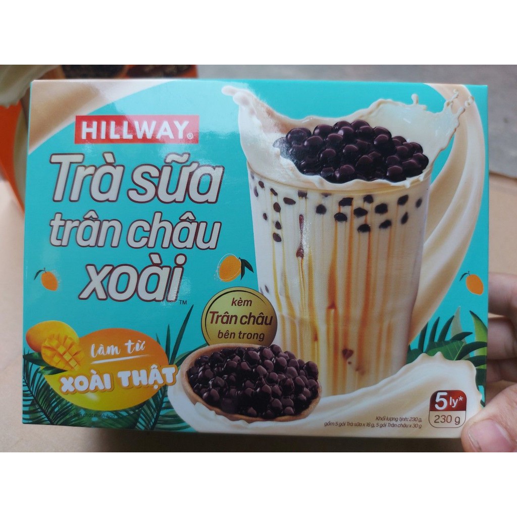 TRÀ SỮA TRÂN CHÂU HILLWAY HƯƠNG TRUYỀN THỐNG, HƯƠNG XOÀI, HƯƠNG DÂU