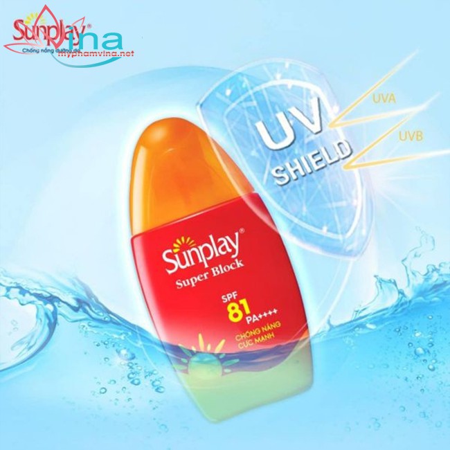 Kem chống nắng Sunplay Super Block SPF81, PA++++ 30gr