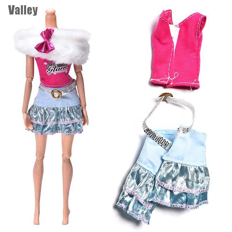 Set 3 Món Đồ Thời Trang Cho Búp Bê Barbie