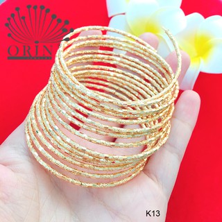 Vòng 7 chiếc, vòng ximen có khóa bền màu khắc đốt trúc K13 thiết kế cao cấp Orin V2164