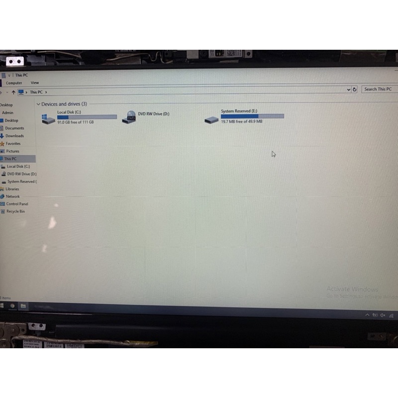 màn hình cho laptop, 14 led slim mỏng 40pin, không sọc, lỗi ngay góc, không bảo hành