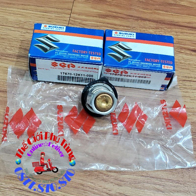 Van hằng nhiệt, lúp bê nước Raider Fi, Satria Fi zin Indonesia - 17670-12K11-000