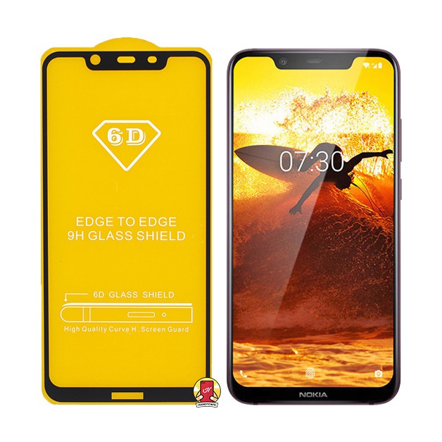 Cường Lực 9D Cho Nokia 8.1, Full Keo Thế Hệ Mới