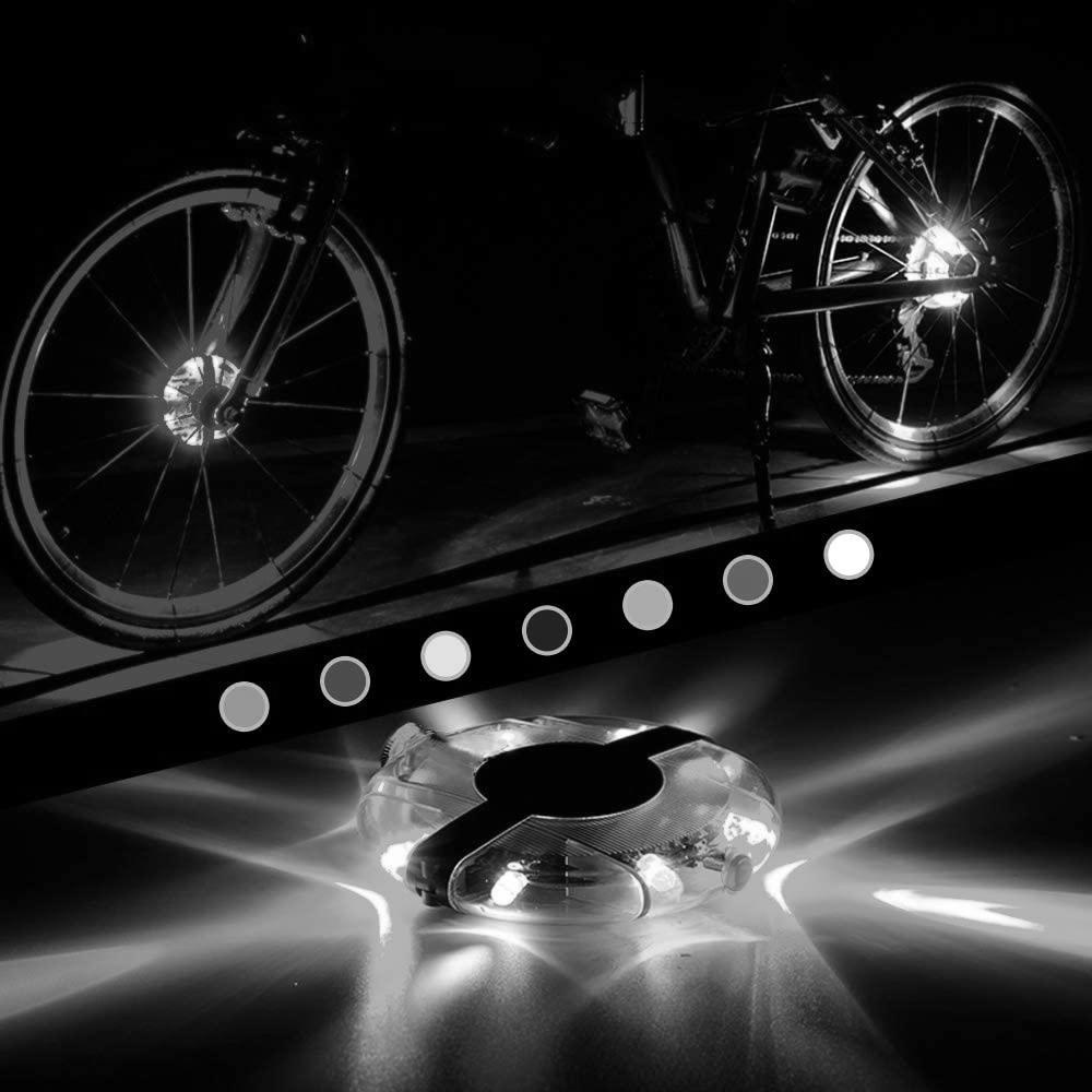 Đèn Gắn Bánh Xe Đạp Nhiều Màu Có Thể Sạc Lại Dành Cho Trẻ Em Và Người Lớn
