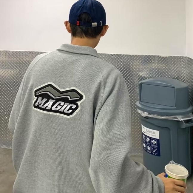 Áo Thun polo Họa Tiết Bánh waffle Thời Trang Dành Cho Nam Và Nữ