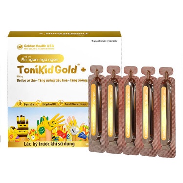 Siro Ăn ngon Giảm biếng ăn TONIKID GOLD + Giúp bé ăn ngon ngủ ngon đề kháng khoẻ