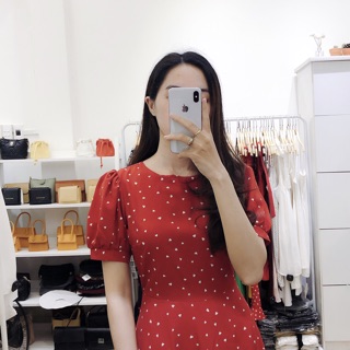 Đ. xòe chấm tim H1754 (+hình thật)