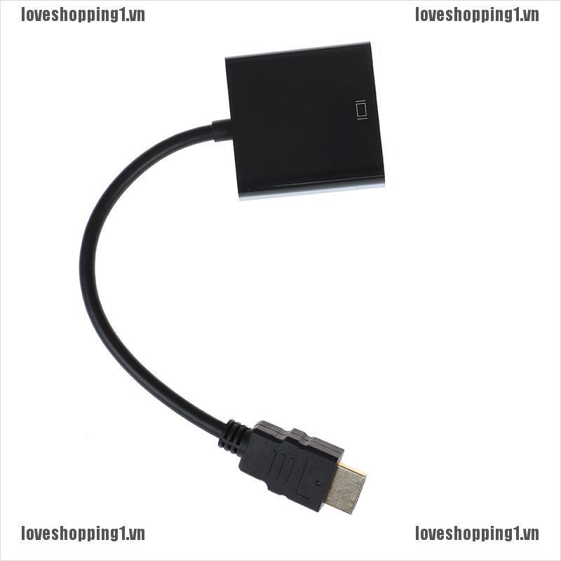 Cáp Chuyển Đổi HDMI Sang VGA Màu Đen