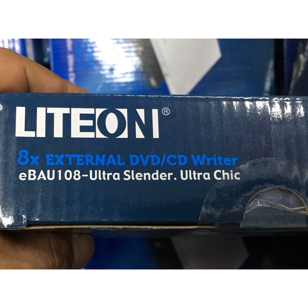 [Mã ELFLASH5 giảm 20K đơn 50K] Ổ Đĩa Quang DVDRW LITEON 8X eBAU108, External (Box) GẮN NGOÀI USB2.0 mới 100% chính hãng