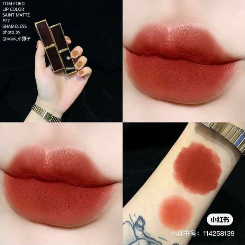 Son Thỏi Tom Ford Lip Color Satin Matte  Bunny Beauty hàng đủ bill