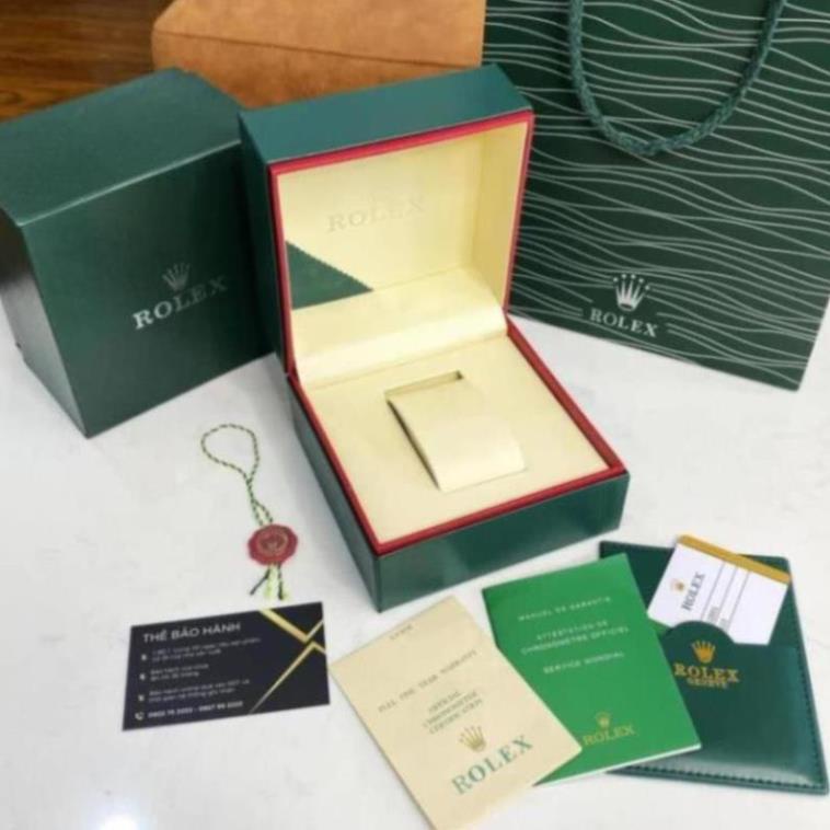 Hộp đồng hồ Rolex đi kèm tag sổ thẻ, hộp đựng đồng hồ quà tặng cao cấp thanhtrangstore