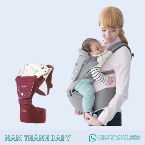  FREE SHIP !!! ĐỊU NGỒI AIMAMA HÀN QUỐC CHÍNH HÃNG - MÀU ĐỎ