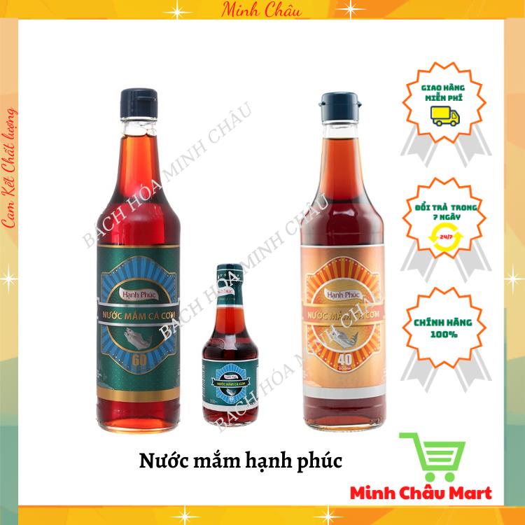 NƯỚC MẮM HẠNH PHÚC 40-60 ĐỘ ĐẠM - 500ML