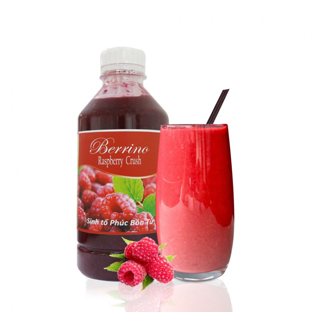 Sinh tố Berrino phúc bồn tử (raspberry crush) 1.000 ml
