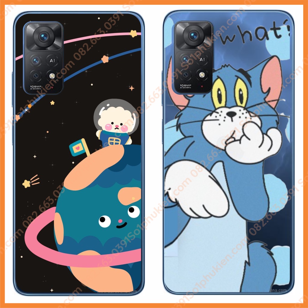 Ốp lưng Xiaomi Redmi Note 11 pro 4G / Note 11 pro 5G ( bản quốc tế tại VN ) dẻo in hình nhiều mẫu đẹp dễ thương