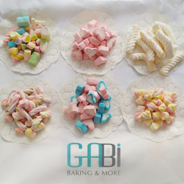 200g kẹo dẻo marshmallow nhiều màu
