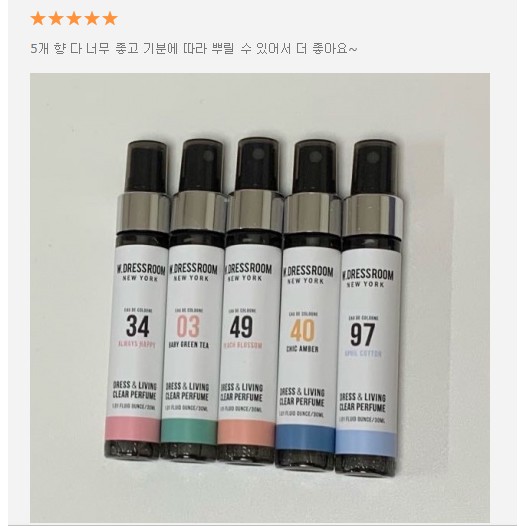 Set nước hoa mini Wdressroom Dress Perfume Hi Five Edition 🎁 Shop Bunny Beans (30ml x 5) | Thế Giới Skin Care