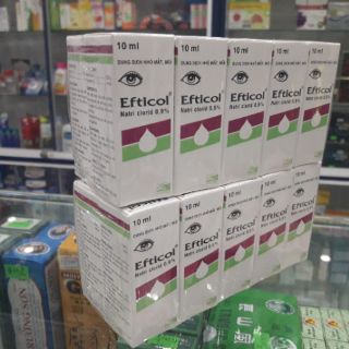 Lốc 10 chai nước muối efticol