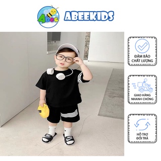Bộ Quần Áo Thể Thao Cho Bé Trai Bé Gái, Bộ Cotton Trẻ Em Size 8-20kg Abee Store BC4