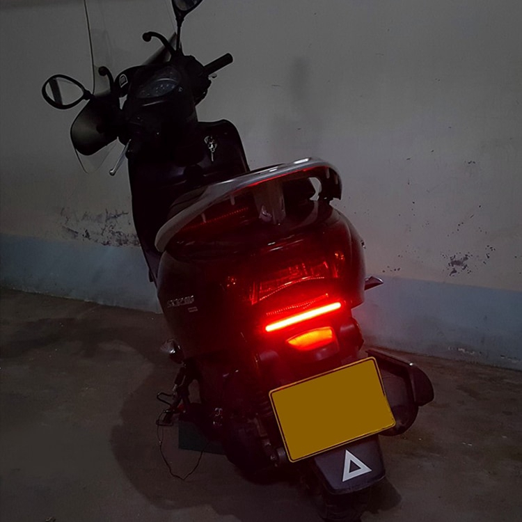 Đèn phanh xe máy 23cm màu đỏ vàng hổ phách