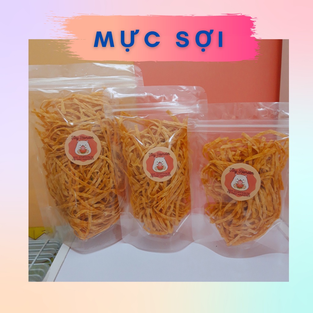 Cua/Mực sợi đồ ăn vặt cho Hamster