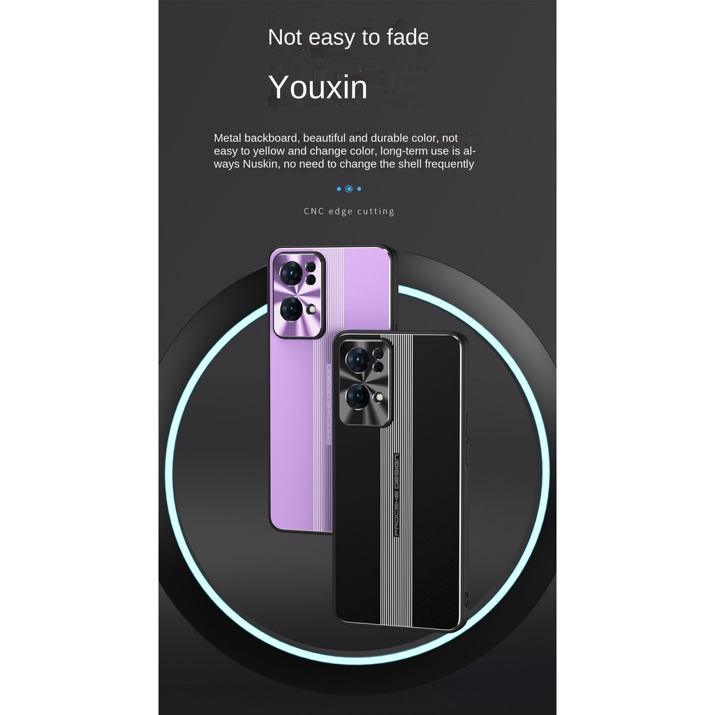 Ốp Điện Thoại Hợp Kim Nhôm Chống Sốc Cho OPPO Reno 7 Pro
