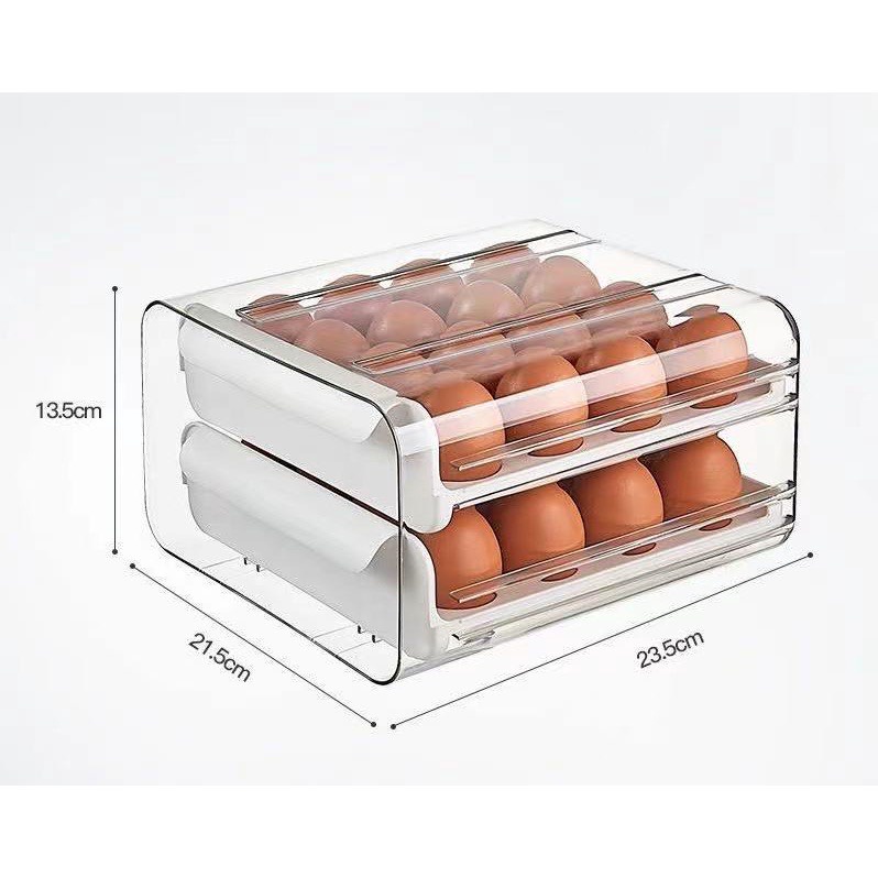 Khay đựng trứng- Khay đựng trứng 2 tầng 32 ô tiện dụng