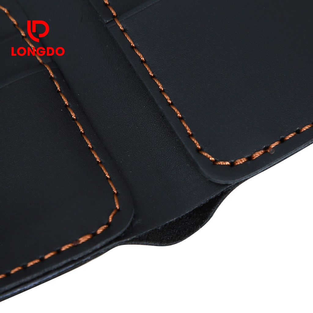 Ví da nam mini cao cấp - Cam kết 100% da bò thật - Bảo hành 5 năm - Thương hiệu uy tín Longdo Leather - B03