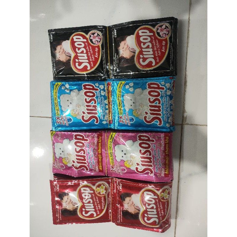 Nước xã Siusop dây 10 gói( xanh,hồng,đen,đỏ)