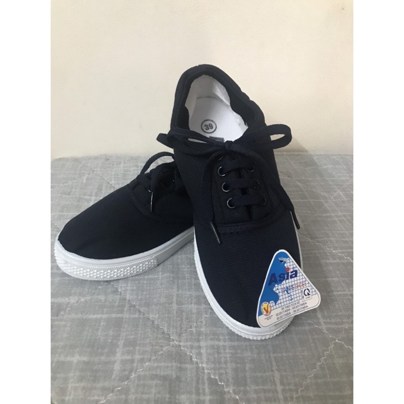 Giày thể thao ASIA vải Cột dây xanh Nam