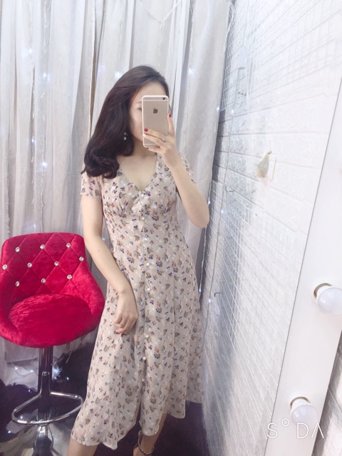 Váy hoa nhí cúc ngọc combo