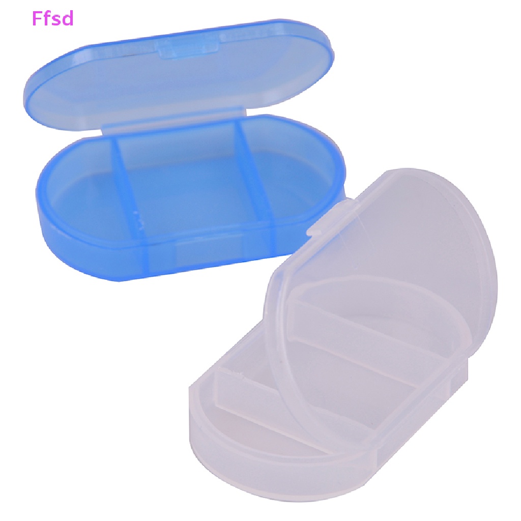 Hộp Đựng Thuốc Mini 3 Ngăn Bằng Nhựa Tiện Lợi