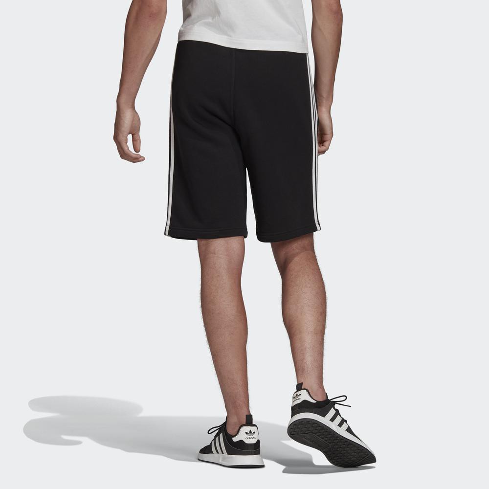 [Mã MABRAAA1 giảm 10% đơn 1Tr] Quần Ngắn adidas ORIGINALS Nam Quần short 3 Sọc Kẻ Màu đen DH5798