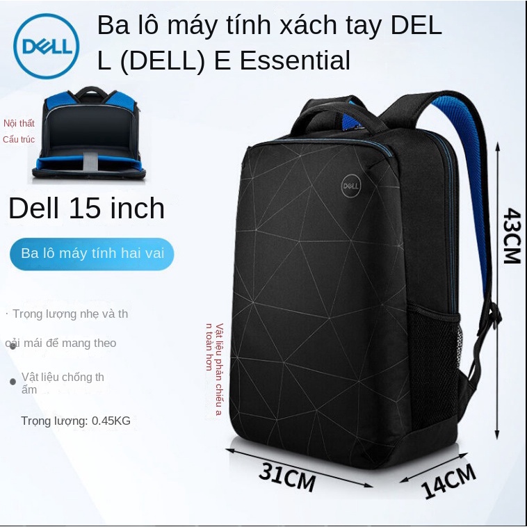 Balo đựng laptop 15.6 inch cỡ lớn đơn giản thời trang