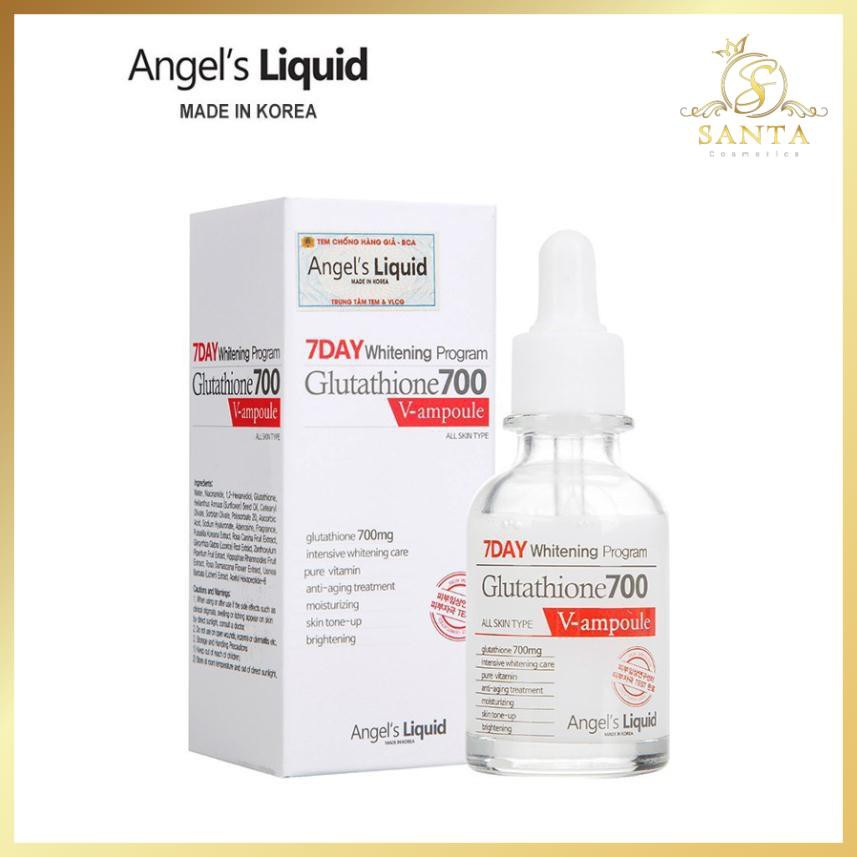 [FREESHIP] Serum Angel's Liquid 7 Day Whitening Program Glutathione 700 V-Ample dưỡng trắng, mờ thâm 30ml