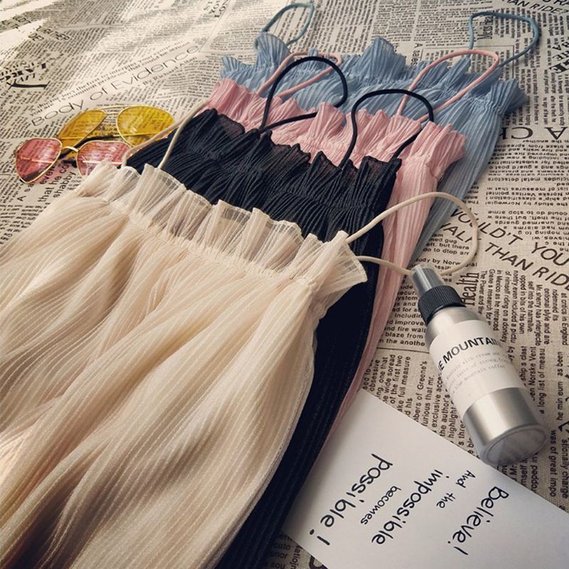 Áo Tank Top dệt kim ôm sát tôn dáng