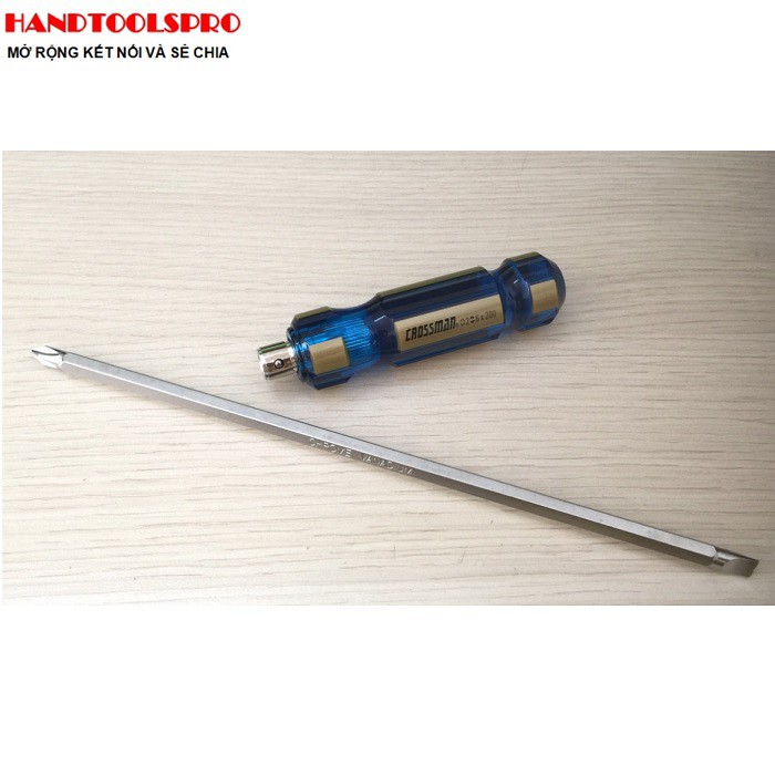 Tua Vít dẹp và bake trở đầu dài cao cấp 6x200mm Crossman 45-400