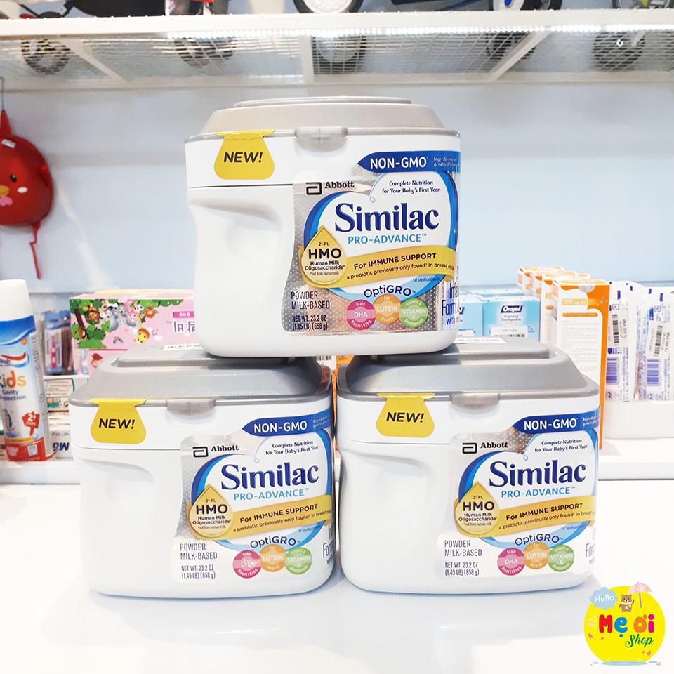 Sữa Similac Pro Advance NON GMO 658g (combo 3 hộp)