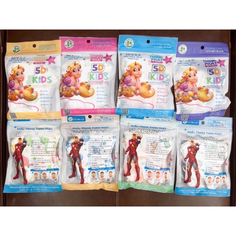 Hộp 10 Khẩu trang 5D Mask chính hãng Thịnh Phát