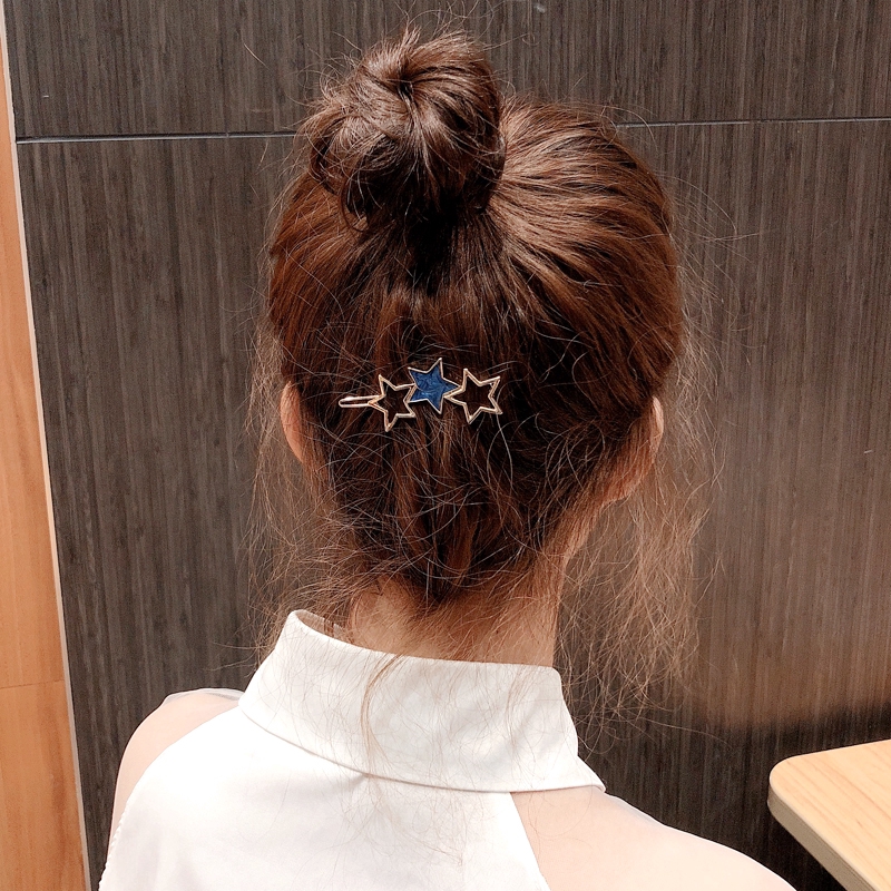 Kẹp tóc kiểu dáng ngôi sao năm cánh thời trang phong cách Hàn Quốc