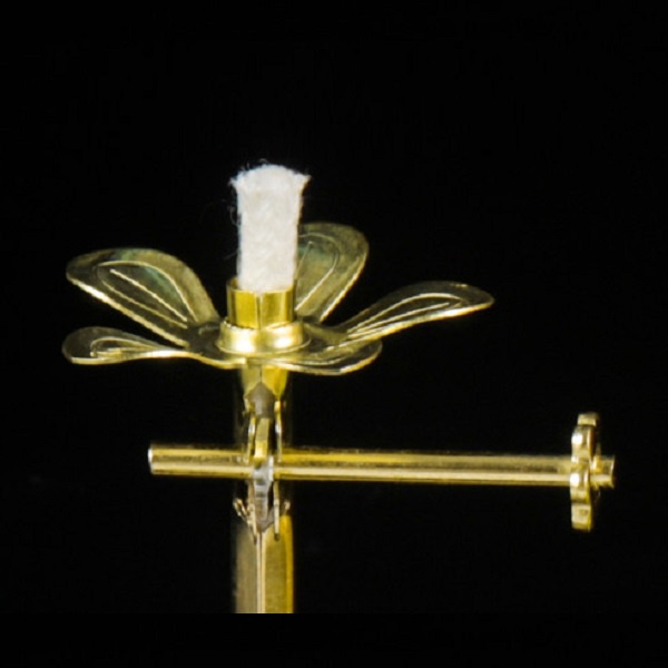 Bình thắp dầu Tròn Hoa sen