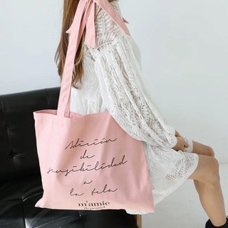 Túi tote quai buộc nơ