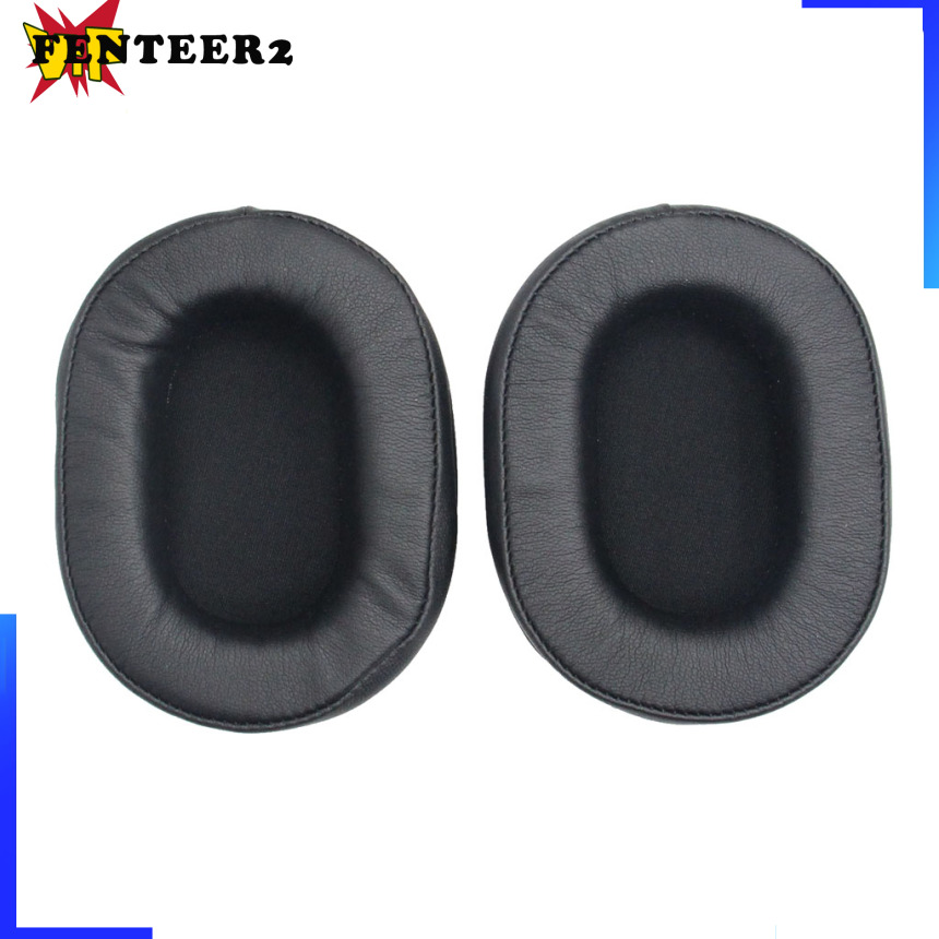 [Fenteer2  3c ]1 Pair Headphones Ear Pad Cushion for   MSR7 M50X M20 M40 Black