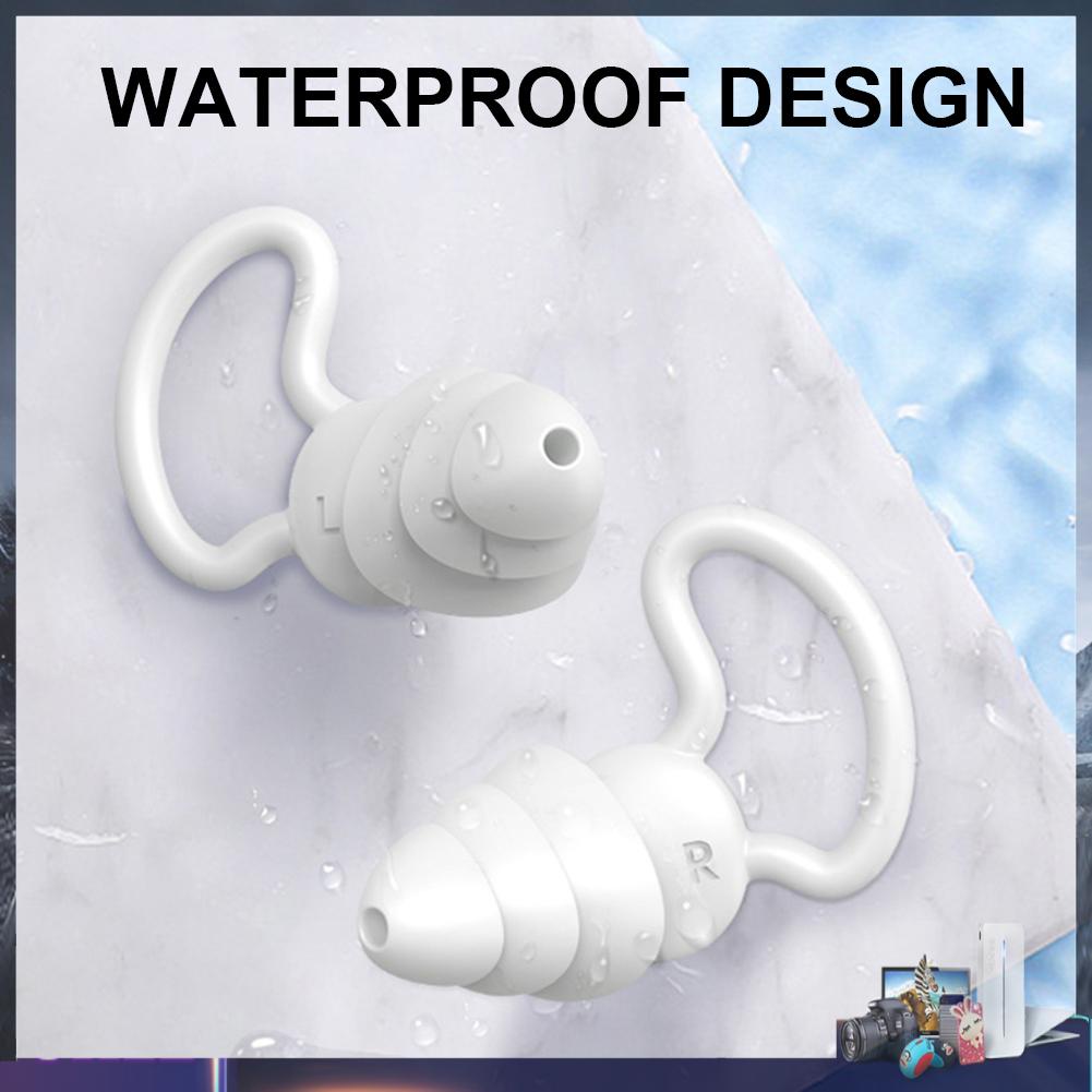 Nút Bịt Tai Bằng Silicone Mềm Chống Ồn Khi Đi Bơi