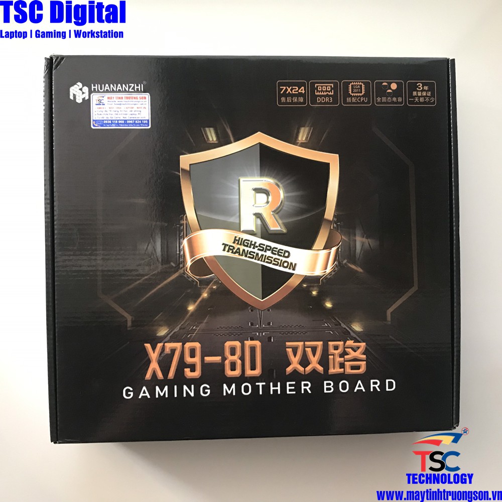 Motherboard Intel HUANANZHI X79-8D Dual CPU LGA 2011 E5-2689 E5-2670 V2 DDR3 1333/1600/1866MHz E-ATX